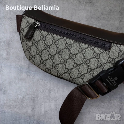 Мъжка Чантичка Gucci от естествена кожа, снимка 2 - Чанти - 53102426