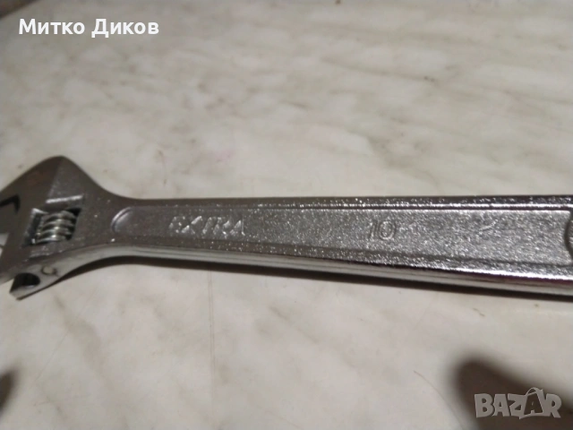 Раздвижен ключ Дробфорсед марков  нов 10 инча 25см, снимка 3 - Ключове - 53054724