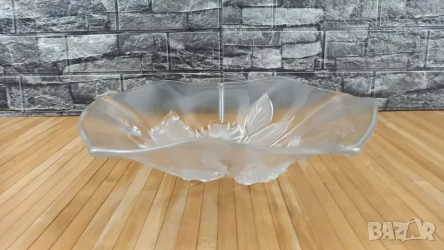 Стъклена фруктиера - Walther, Германия, снимка 2 - Аксесоари за кухня - 49680170
