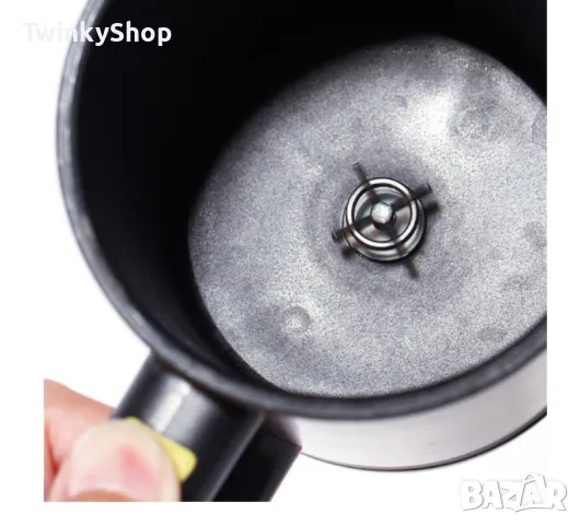 Саморазбъркваща се  термо чаша за капучино кафе чай или горещ шоколад, снимка 2 - Чаши - 48539107