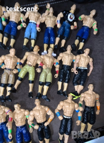 Екшън фигурки WWE John Cena Джон Сина Mattel Elite Black Light Blue figure играчка НА БРОЙКА, снимка 7 - Колекции - 48438298