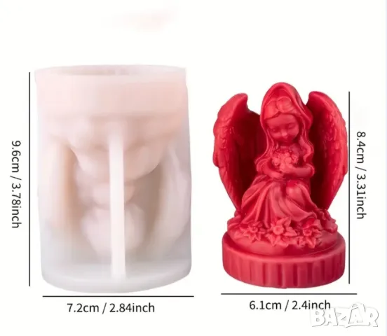 Молд ангел момиче , снимка 4 - Форми - 50321700