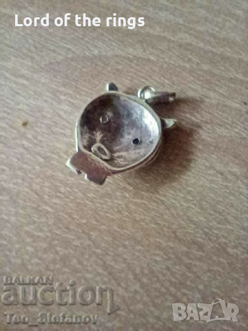 Красивa висулка бухал от сребро 925, снимка 3 - Колиета, медальони, синджири - 44680938