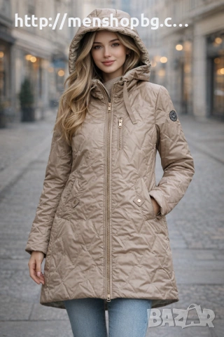 Стилно пролетно яке - бежово