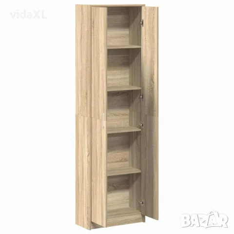 vidaXL Гардероб Сонома дъб 55 x 25 x 189 см Инженерна дървесина, снимка 5 - Гардероби - 56147045