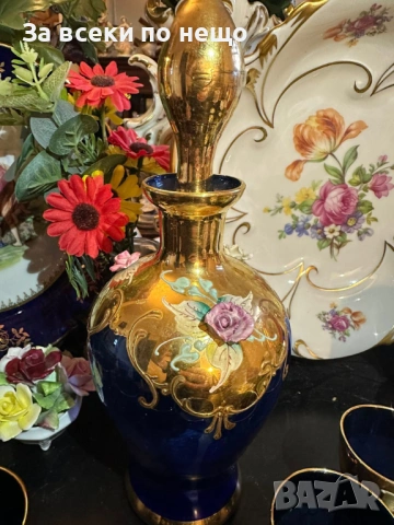 Murano Italy  Circa 1960 - “ Изящният в кобалт” Код P1940, снимка 10 - Декорация за дома - 53731824