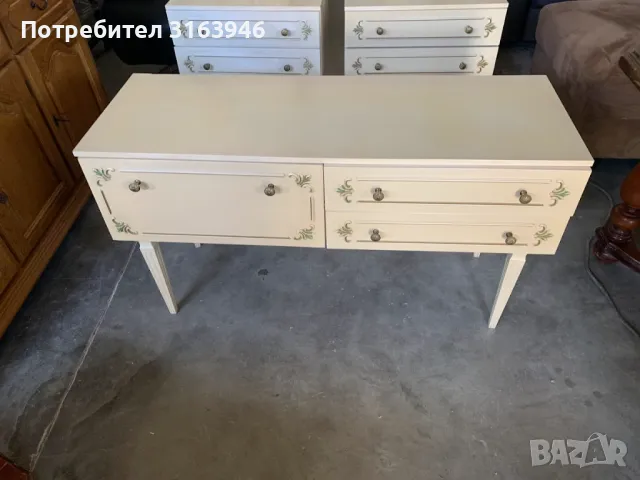 Винтидж тоалетка във френски стил, снимка 6 - Шкафове - 49128004