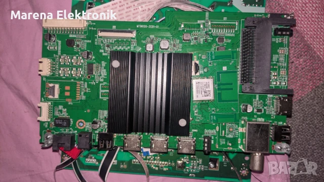 тв. Kivi 43U760QB на части:MT96120-ZC01-01, TV5006-ZC02-02, T43UHD-HVS1 и LED42D08A-ZC66AG-01D , снимка 2 - Части и Платки - 51162746