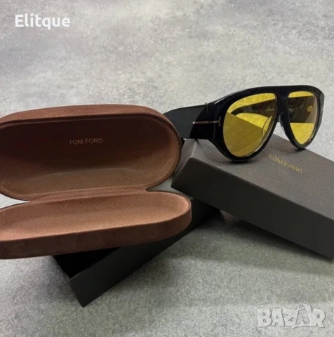очила с черен обикновен калъф и ув защита tom ford 