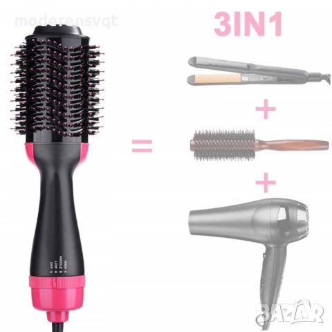 Електрическа четка и сешоар 2в1, снимка 5 - Сешоари - 38696463