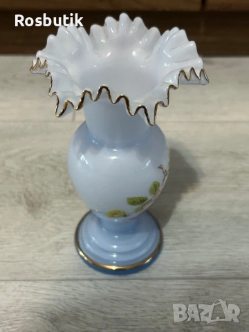 Кристална ваза Чехословакия , снимка 4 - Вази - 53353053