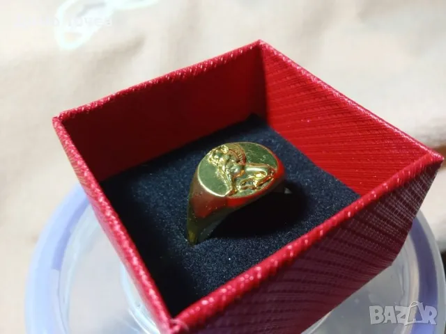 Нов пръстен с античен мотив- лъв с крила, снимка 8 - Пръстени - 39434463