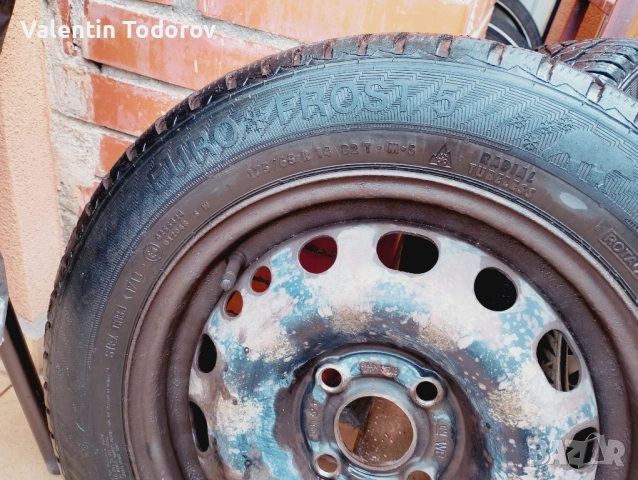 175 65 14 зимни гуми+джанти , снимка 4 - Гуми и джанти - 52511039