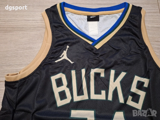 Баскетболен потник на Милуоки Бъкс #Адетокунбо #34!, снимка 3 - Баскетбол - 52052606