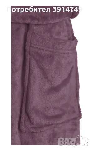 Халат от пухкав, плътен (240 г/кв.м) топъл полар, високо качество; мъже/жени, S, M, L, НОВ, снимка 5 - Други - 43288070