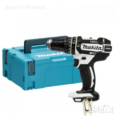 Ударен Винтоверт бормашина Makita DHP482 2 батерии 3.0Ah зарядно куфар, снимка 8 - Винтоверти - 39383637