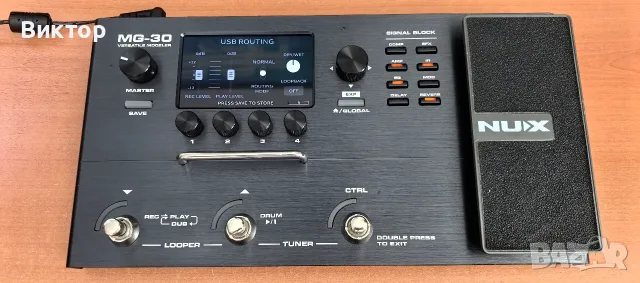 Процесор NUX MG-30, снимка 4 - Китари - 56057126