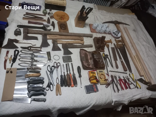 Ножове брадви сатъри ножици инструменти 