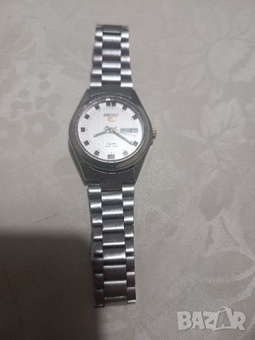 Часовник Seiko 5 Crystal water proof , снимка 4 - Мъжки - 42669758