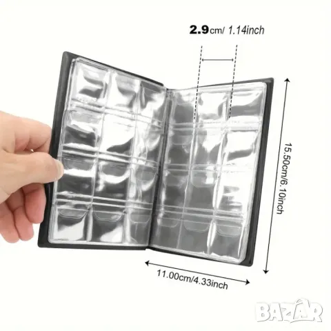 Албум за 120 броя монети до 28 мм. , снимка 3 - Нумизматика и бонистика - 47798875