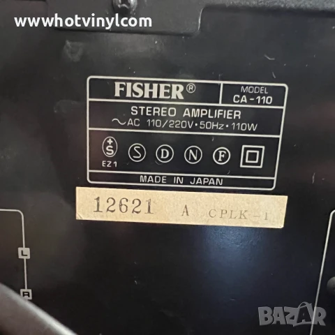 Усилвател Fisher CA-110, снимка 4 - Ресийвъри, усилватели, смесителни пултове - 50611626