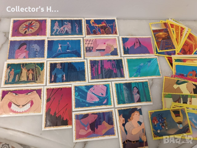 Сет от 92 лепенки за албуми на Panini Disney- Aladdin, The Hunchback of Notre Dame, Mulan Pocahontas, снимка 7 - Колекции - 53049052