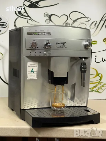 Кафемашина кафе автомат delonghi magnifica с гаранция, снимка 5 - Кафемашини - 55997576