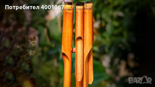 дървен уиндчайм 