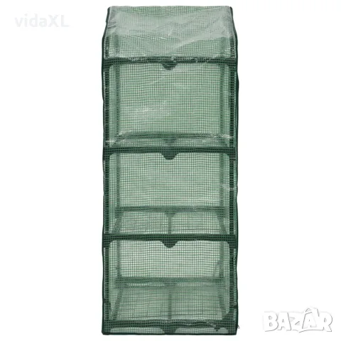 vidaXL 3-етажна мини оранжерия, 69x49x125 см, снимка 4 - Оранжерии - 56147617