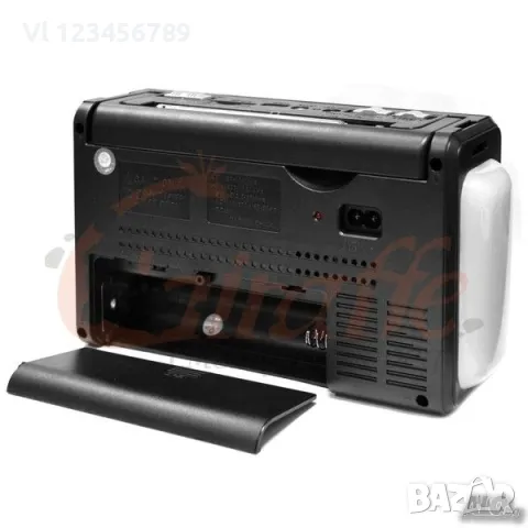 Радио с LED фенер и аналогов часовник, 4 обхвата AM/FM/SW +USB/SD MP3- Meier M-U61, снимка 11 - Радиокасетофони, транзистори - 50056099