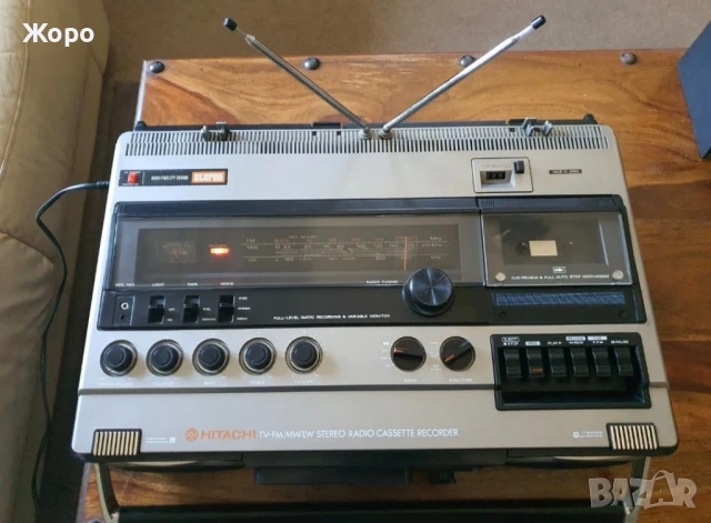 ТV  стерео касетофон Hitachi K-62L , снимка 2 - Радиокасетофони, транзистори - 51135069