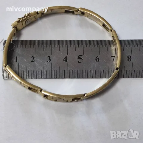 Златна Гривна 24.34гр. 21см., снимка 4 - Гривни - 55772538