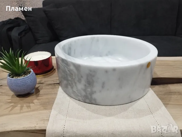 Мраморна мивка, снимка 2 - Мивки - 47922172