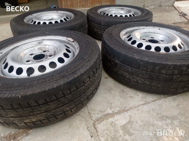 Джанти с гуми Транспортер Т5, снимка 9 - Гуми и джанти - 41611986