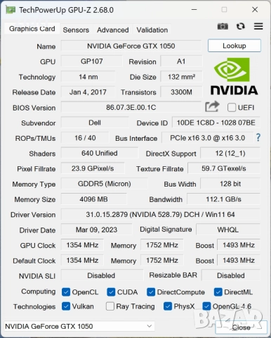 Лаптоп Dell XPS 15 9560 - 15.6" 4K IPS Touch - i7-7700HQ 2.5Ghz/RAM32GB/SSD1TB/GeForce GTX 1050 4GB, снимка 11 - Лаптопи за игри - 52470232