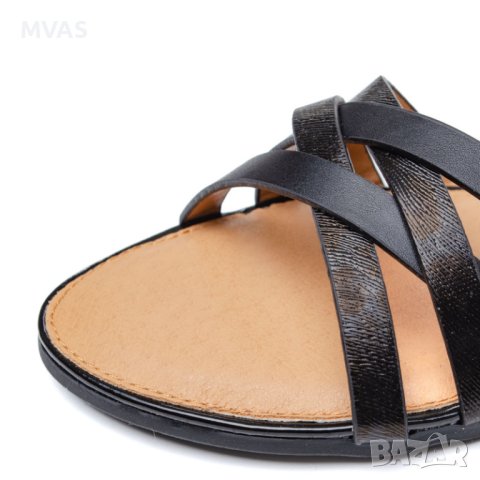 Нови - 35% черни ниски сандали 38 размер за плаж за море разходка, снимка 4 - Сандали - 41347849