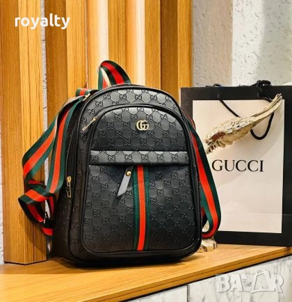 Gucci Дамска Кожена Раница 