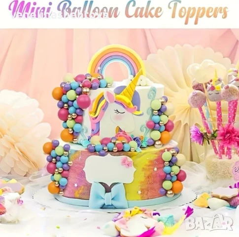 115 броя топчета топки на тел от стиропор за декорация на торта , снимка 3 - Други - 50488942