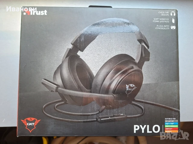 Геймърски слушалки Trust GXT 433 Pylo счупени, снимка 2 - Слушалки и портативни колонки - 51116646