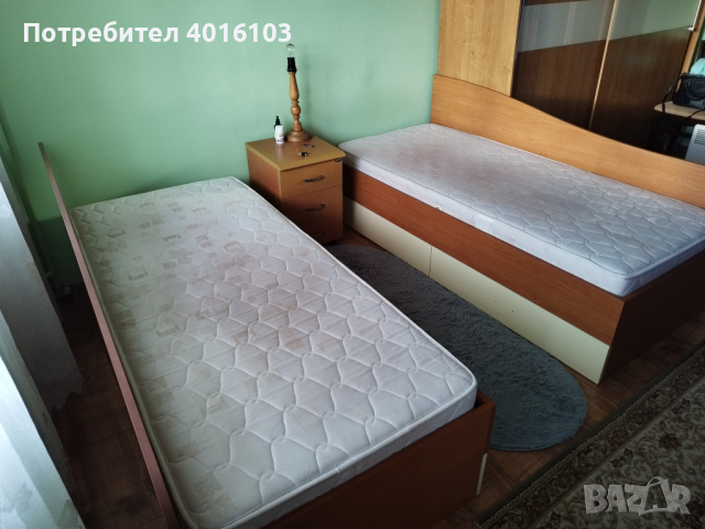 Продавам две легла 190/80 с матраци ., снимка 2 - Спални и легла - 44570037