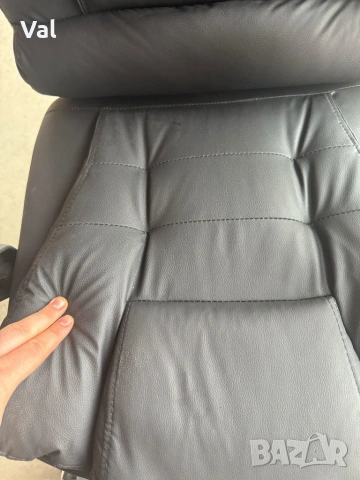 Ергономичен въртящ се офис стол с масаж и поставка за крака, снимка 16 - Столове за офис - 53641861