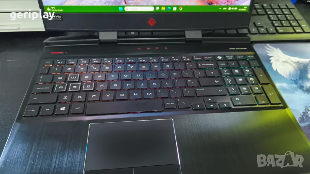 Геймърски 15.6” IPS 144Hz Лаптоп HP Omen с Intel i7 / RTX 2060 / 24Gb RAM / SSD 1Tb, снимка 2 - Лаптопи за игри - 56200858