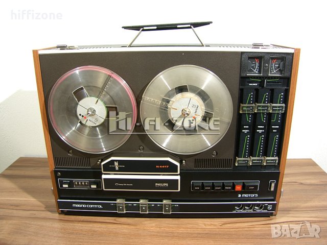  Philips n-4417  МАГНЕТОФОН , снимка 4 - Грамофони - 44305759