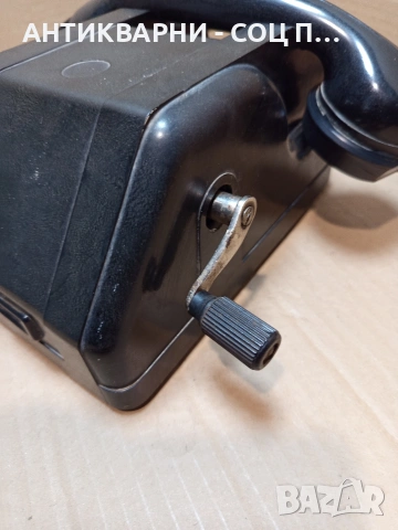 Соц Стар Бакелитен Телефон С Манивела. Номер 620., снимка 3 - Антикварни и старинни предмети - 53250062