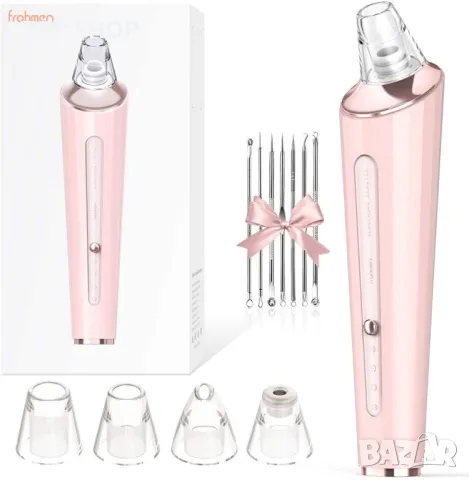 Уред за премахване на черни точки, акне и абразио Frohmen Prof, снимка 13 - Маши за коса - 48472479