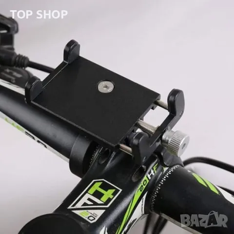 Алуминиева стойка за телефон на велосипед или мотор, снимка 2 - Части за велосипеди - 49115819