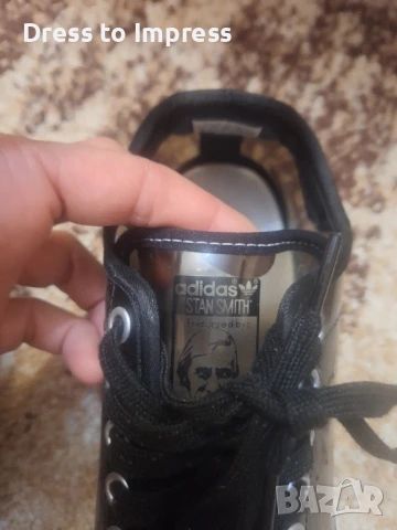 Черни прозрачни маратонки Adidas 40, снимка 4 - Маратонки - 50992168