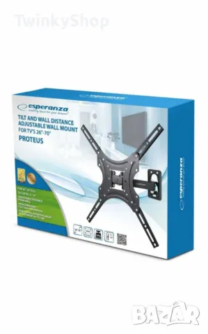 Стойка за телевизор Esperanza,26-70 инча,макс 30 кг.ERW007, снимка 7 - Стойки, 3D очила, аксесоари - 48137338