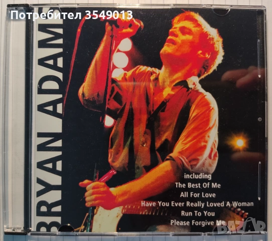Неофициални cd / цд дискове - нови - BRYAN ADAMS [GR.HITS,BEST,COLLECTION], снимка 2 - CD дискове - 53222115