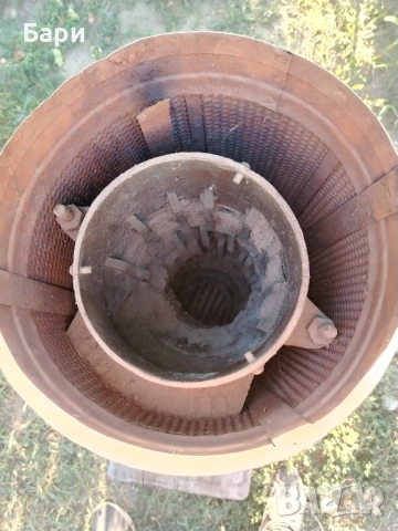 Стара красива чугунена колонна печка -Виена/Австрия 1900г., снимка 15 - Антикварни и старинни предмети - 51548373